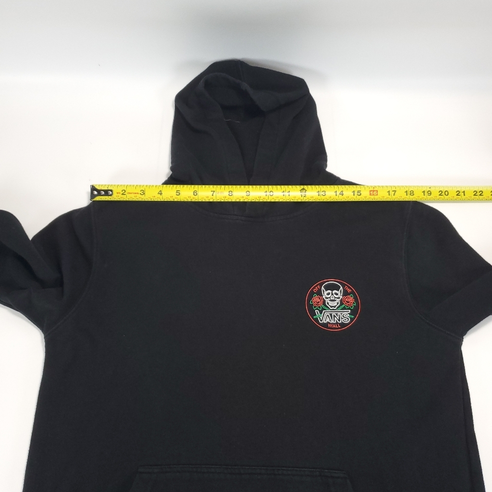 Vans Neon Sign Style Graphic Black Pullover Hoodie - Picture 7 of 9
